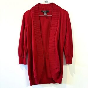 🛍️4 for 20$ / 89th & Madison Sweater Cardigan / Red / M